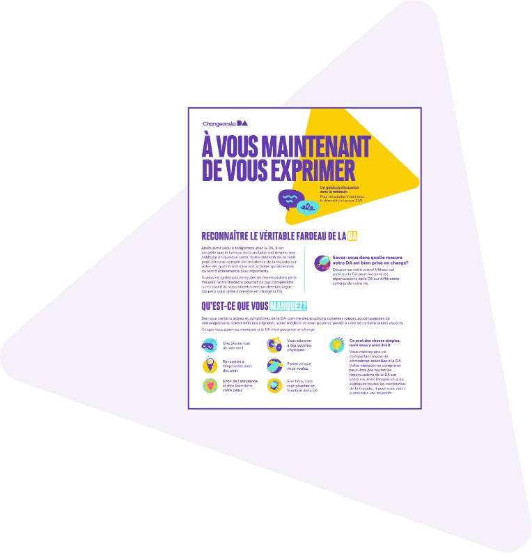 Guide de discussion avec le médecin